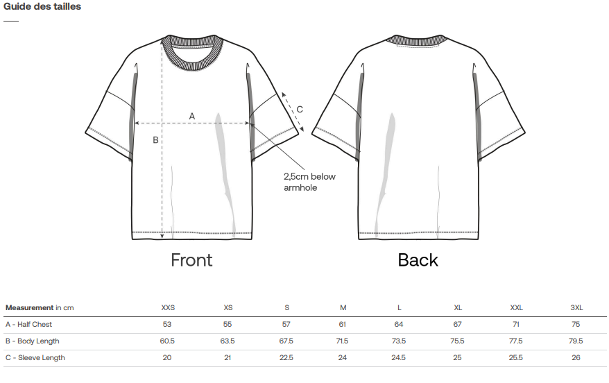 ASHER | T-shirt très épais oversize en coton bio