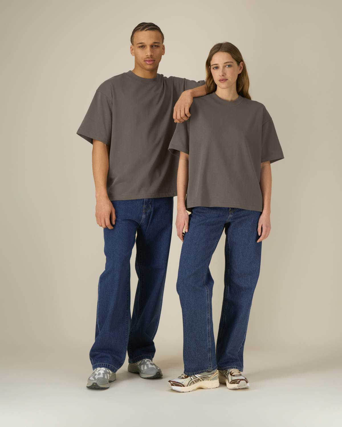 ASHER | T-shirt très épais oversize en coton bio