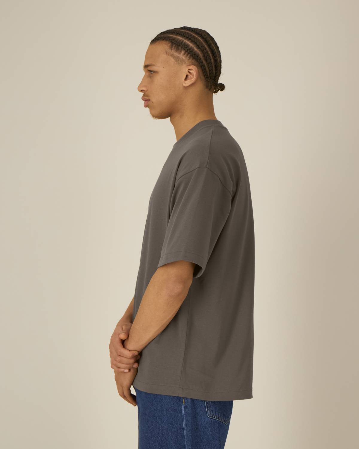 ASHER | T-shirt très épais oversize en coton bio